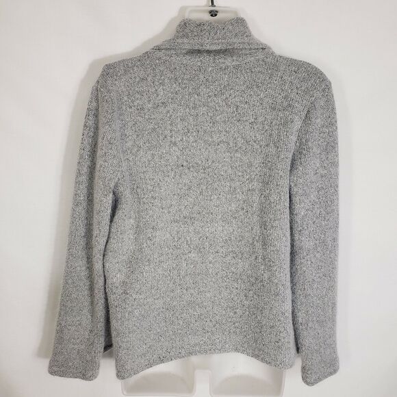 LOFT Outlet Womens Open Front Cardigan Knit Shawl Size Small Gray Sweater - Picture 2 of 8